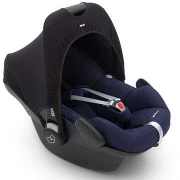 Dooky Hoody Autostoel Zonnekap - Black