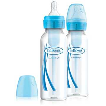 Dr Brown's Options+ babyfles 250ml duo blauw - 000