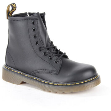 Dr. Martens Delaney - Schoenen met rits en veter - Meisjes - Maat 33 - Zwart;Zwarte - Black softy