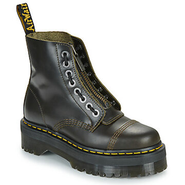 Dr. Martens Enkellaarzen Dr. Martens Sinclair Dark Taupe Orleans" Groen - 36,38,39,40,41,42