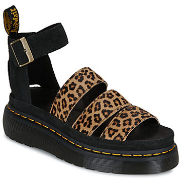 Dr. Martens Sandalen met sleehak Dr. Martens Clarissa II Quad Sandal Mini Leopard" Zwart - 36,37,38,39,40,41,42