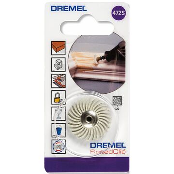 Dremel EZ SpeedClic: detailpolijstschijf korrelgrootte 120 - 472S