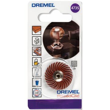 Dremel EZ SpeedClic: detailpolijstschijf korrelgrootte 220 - 473S