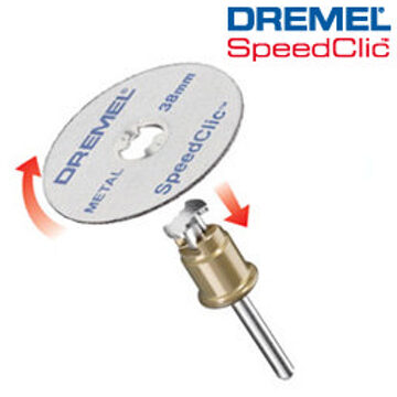 Dremel EZ SpeedClic: snijschijven voor metaal 5-pack. - SC456