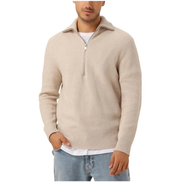 DRYKORN Beige Half Zip Sweater Manuelo Drykorn , Beige , Heren - 2XL