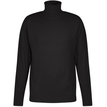 DRYKORN Heren coltrui met contrasterende naden Drykorn , Black , Heren - 2Xl,Xl,L,M,S