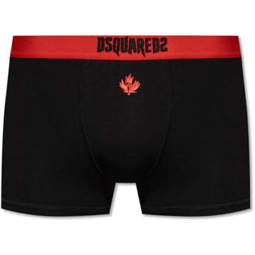 Dsquared2 Boxershorts met logo Dsquared2 , Black , Heren - M,S