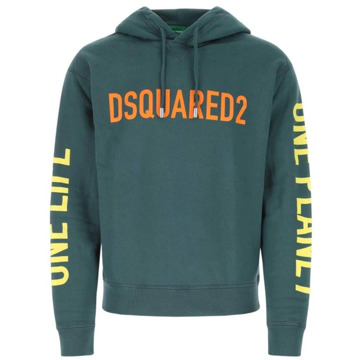 Dsquared2 Heren Trui, Felpa Stijl Dsquared2 , Green , Heren - Xl,S