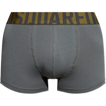 Dsquared2 Katoenen boxershorts met logo Dsquared2 , Gray , Heren - Xl,L,M,S