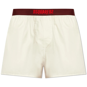 Dsquared2 Pyjamabroek met logo Dsquared2 , White , Heren - Xl,L,M,S