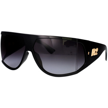 Dsquared2 Stijlvolle zonnebril met model D2 0124/S Dsquared2 , Black , Heren - ONE Size