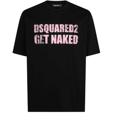Dsquared2 T-Shirts Dsquared2 , Black , Heren - L,M,S