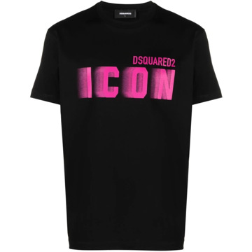 Dsquared2 T-Shirts Dsquared2 , Black , Heren - Xl,L,M