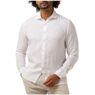 Dstrezzed Casual Ecru Shirt voor Heren Dstrezzed , White , Heren - 2Xl,Xl,L,M,S
