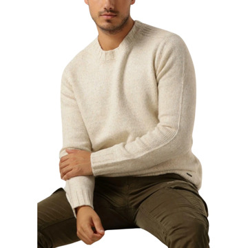 Dstrezzed Heren Crew Neck Gebreide Trui Dstrezzed , Beige , Heren - Xl,L,M