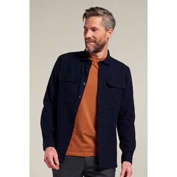 Dstrezzed Overhemd Flanel Donkerblauw