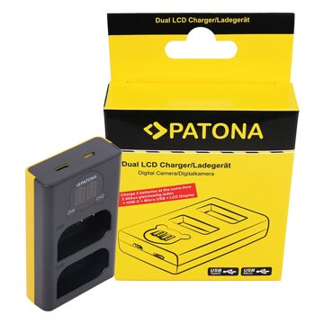 Dual LCD USB Charger Panasonic DMW-BLK22 DC-S5 G9 GH5 GH5S