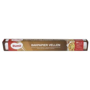 Dumil Bruin Bakpapier 8m 20 Vellen