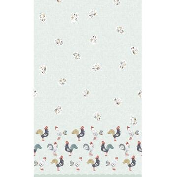 duni Tafellaken Easter Morning 138x220cm blauw