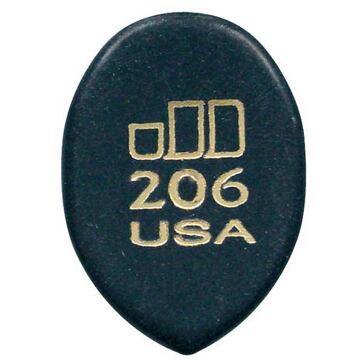 Dunlop 477-R-206 2.00 mm. plectra 2.00 mm. plectra, medium scherpe punt, 36-pack