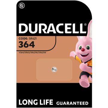 Duracell Knoopcel 364 - SR621SW (1 per blister)