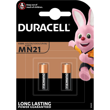 Duracell Specialty Alkaline MN21-batterij 12V 2 stuks