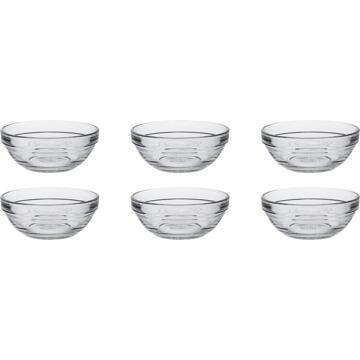 Duralex schaal Lys stapelbaar 9cm a 6st Transparant