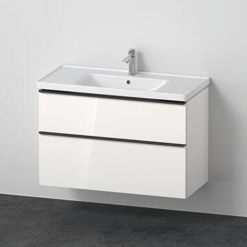 Duravit Badkamermeubelset Duravit D-Neo Wastafel Keramiek 100.5x48x62.5 cm Hoogglans Wit Duravit