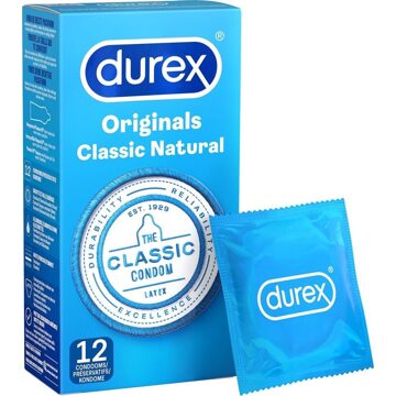 Durex Classic Natural condooms (12 stuks) Transparant - 000