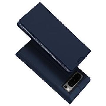 Dux Ducis Slim Softcase Bookcase voor de Google Pixel 8 Pro - Donkerblauw