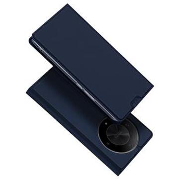 Dux Ducis Slim Softcase Bookcase voor de Honor Magic 6 Lite - Donkerblauw
