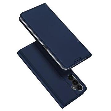 Dux Ducis Slim Softcase Bookcase voor de Samsung Galaxy A15 (5G/4G) - Donkerblauw