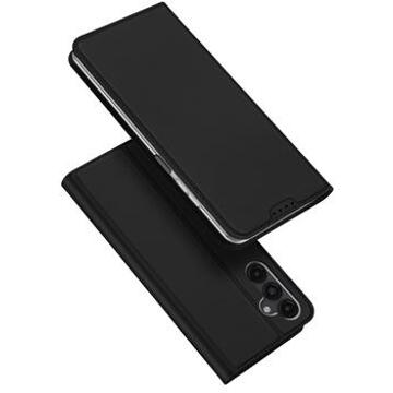 Dux Ducis Slim Softcase Bookcase voor de Samsung Galaxy A15 (5G/4G) - Zwart