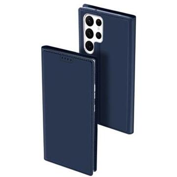 Dux Ducis Slim Softcase Bookcase voor de Samsung Galaxy S23 Ultra - Donkerblauw