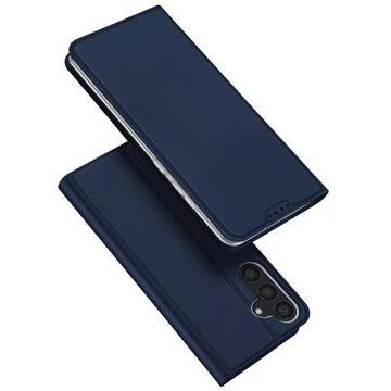 Dux Ducis Slim Softcase Bookcase voor de Samsung Galaxy S24 - Donkerblauw
