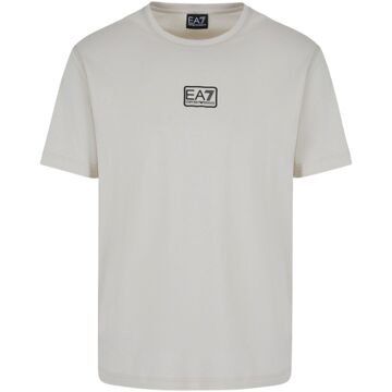 EA7 Core Identity Cotton Shirt Heren lichtgrijs - XXL