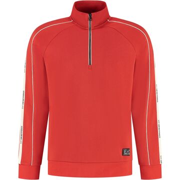 EA7 Logo Series Half-Zip Sweater Heren