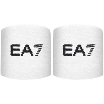 EA7 Zweetband Verpakking 2 Stuks Dames wit - one size
