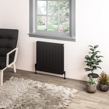 Eastbrook Type 11 paneelradiator 60x60cm 702W zwart mat