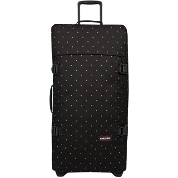 Eastpak Tranverz L dots black silver zachte kofferreistas met wielen Zwart - H 79 x B 40 x D 33 cm