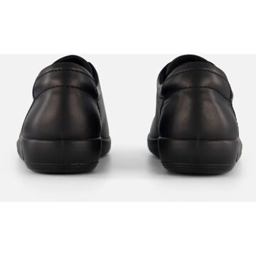 Ecco Soft 2.0 Dames Veterschoenen - Zwart - Maat 36