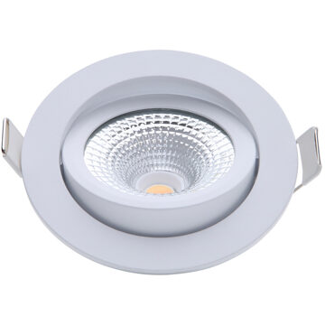 EcoDim LED Spot - Inbouwspot - ED-10022 - 5W - Waterdicht IP54 - Dimbaar - Dim to Warm - Warm Wit 2000K-3000K - Mat