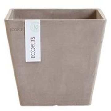 ECOPOTS Bloempot Ecota Vierkant Taupe 30x30cm