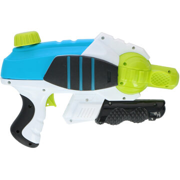 Eddy Toys 1x Waterpistolen/waterpistool blauw van 28 cm 237 ml kinderspeelgoed