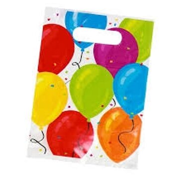Eddy Toys Feestzakjes Ballonnen 23 X 17 Cm 6 Stuks