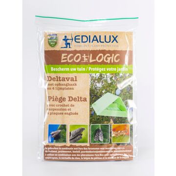 Edialux Deltaval + Lijmplaten Feromoon Ecologic Driehoek - 1 Stuks