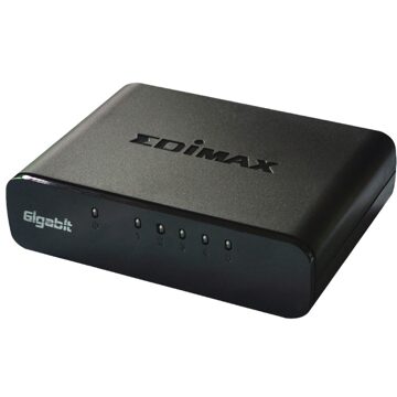 EDIMAX ES-5500G V3 Gigabit Ethernet Switch met 5 poorten / zwart