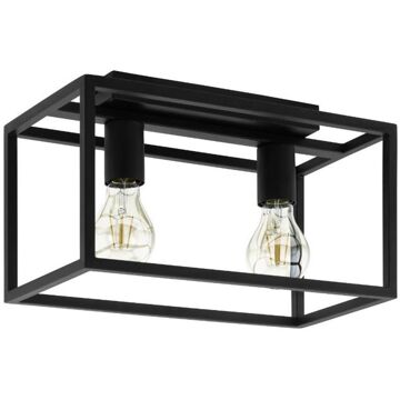 Eglo Eldrick Plafondlamp - E27 - 40 cm - Zwart