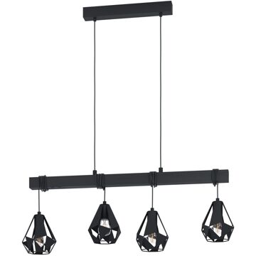 Eglo Hanglamp Townshend 7 Zwart 4xe27