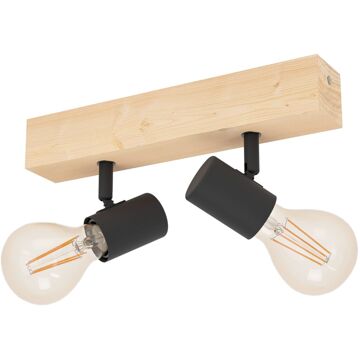 Eglo Townshend 3 Wandlamp Bruin, Zwart